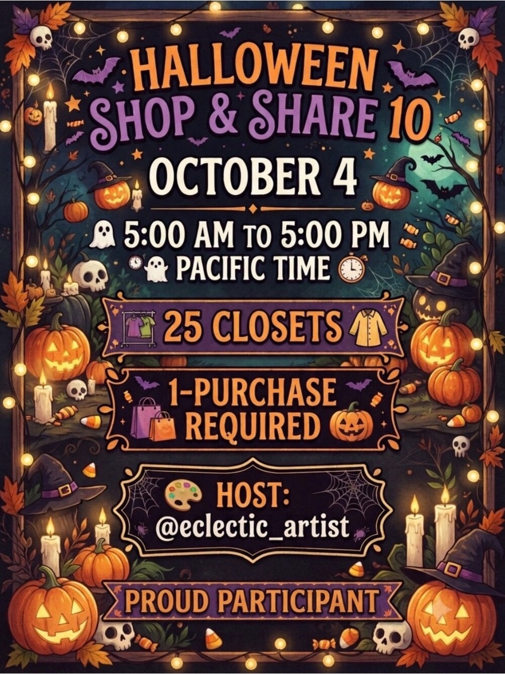 Proud Member of the Share 10 Group hosted by @eclectic_artist